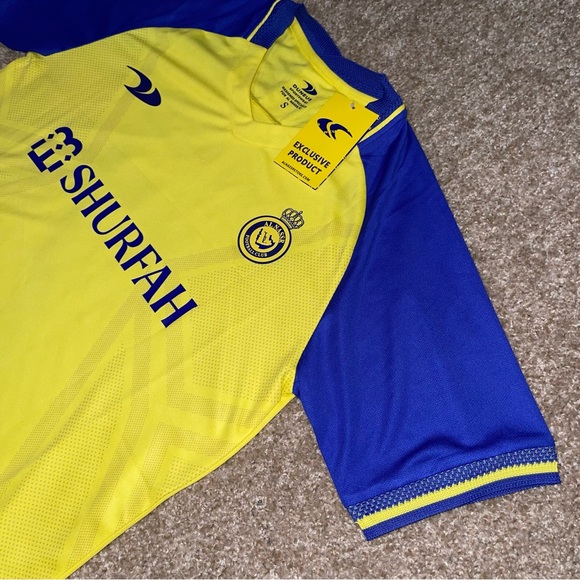 Duneus Al Nassr Cristiano Ronaldo Men’s Home Soccer Jersey 22/23🆕 - Picture 3 of 12